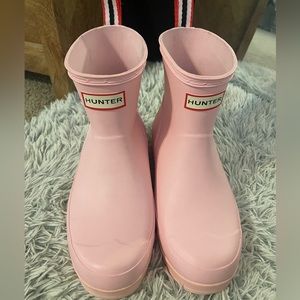 Hunter Pink Rain boots - women